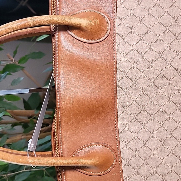 Long Champ Vintage Leather Trim Tote With COA - Picture 10 of 16